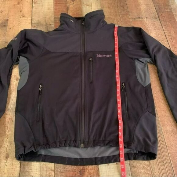 Marmot Full zip black wind stopper jacket men’s xl - Picture 10 of 16